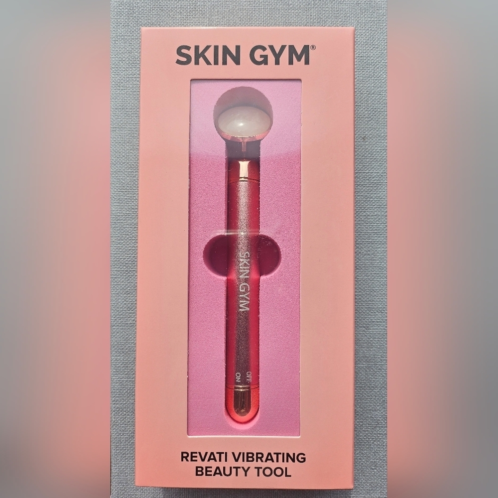 Skin Gym Rose Quartz Revati Vibrating Beauty Tool